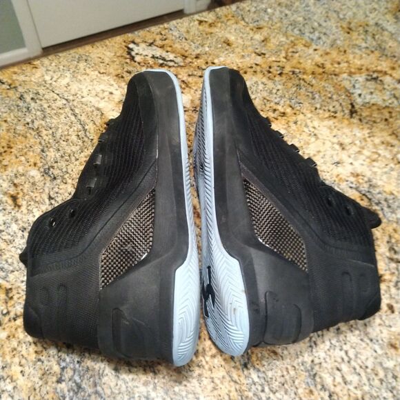 Under Armour Curry 3 Black Carolina Blue 1269279-004 Basketball Shoes Sz 13 - Picture 7 of 12